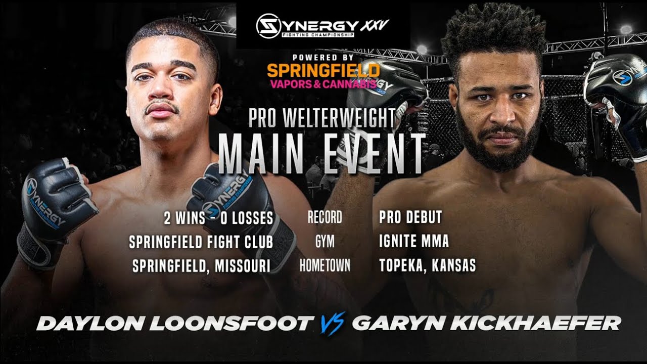 Daylon Loonsfoot vs. Garyn Kickhaefer - Synergy FC 25