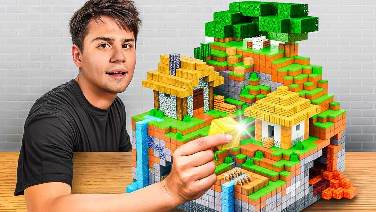 ZBUDOWAŁEM MINECRAFT W PRAWDZIWYM ZYCIU! 