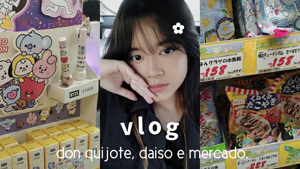 vlog in japan. 🇯🇵 | don quijote, daiso, supermercado e várias besteirinhas.