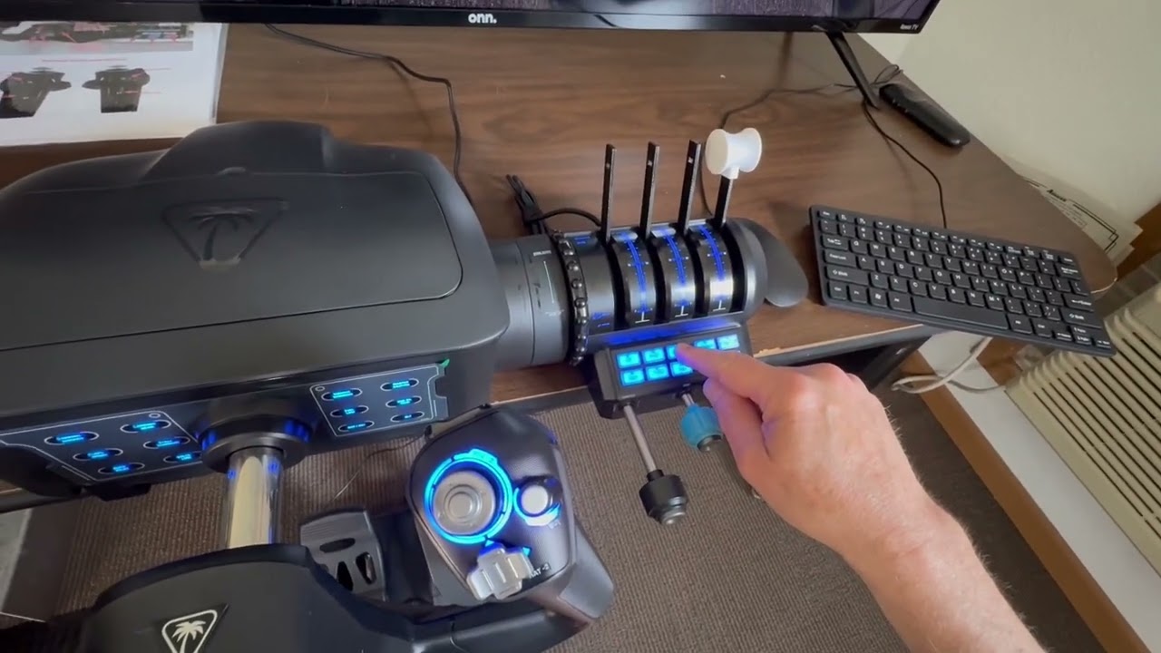 How to use the rudder pedals