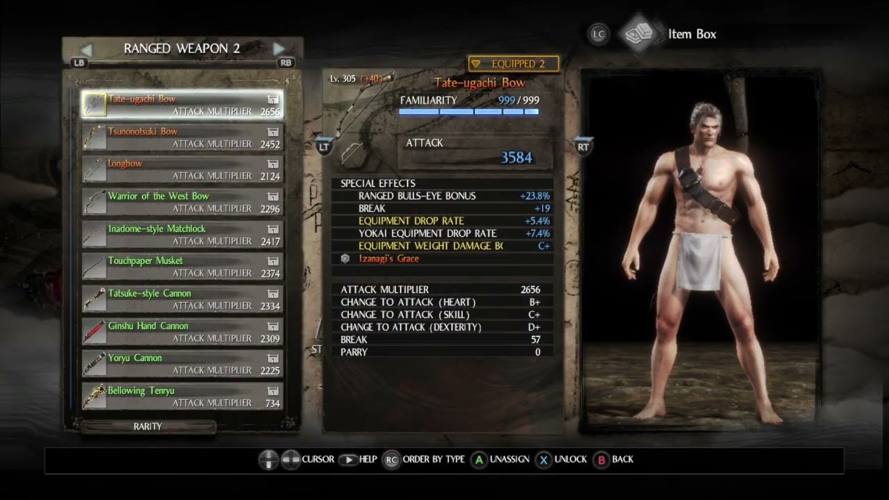 Nioh 1 - Simple step by step guide to doing the Equipment swap glitch / Accesory swap glitch
