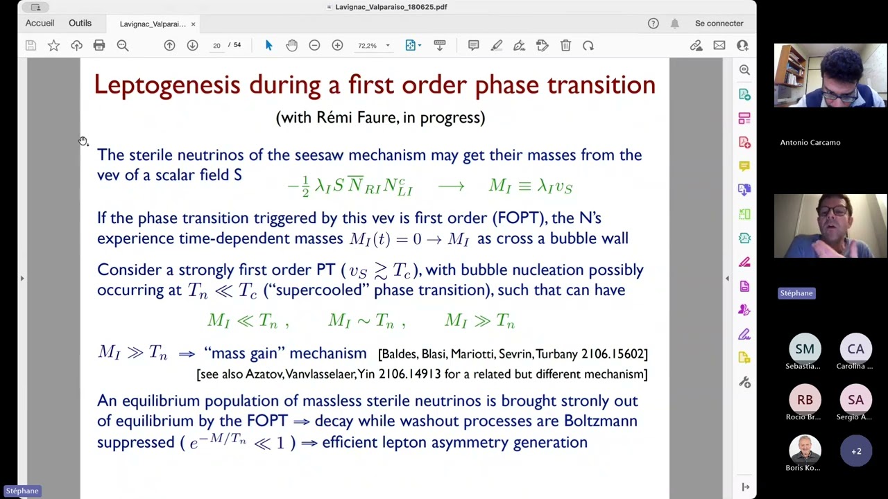 Neutrinos and the matter-antimatter asymmetry of the Universe (Pr. St&eacute;phane Lavignac)