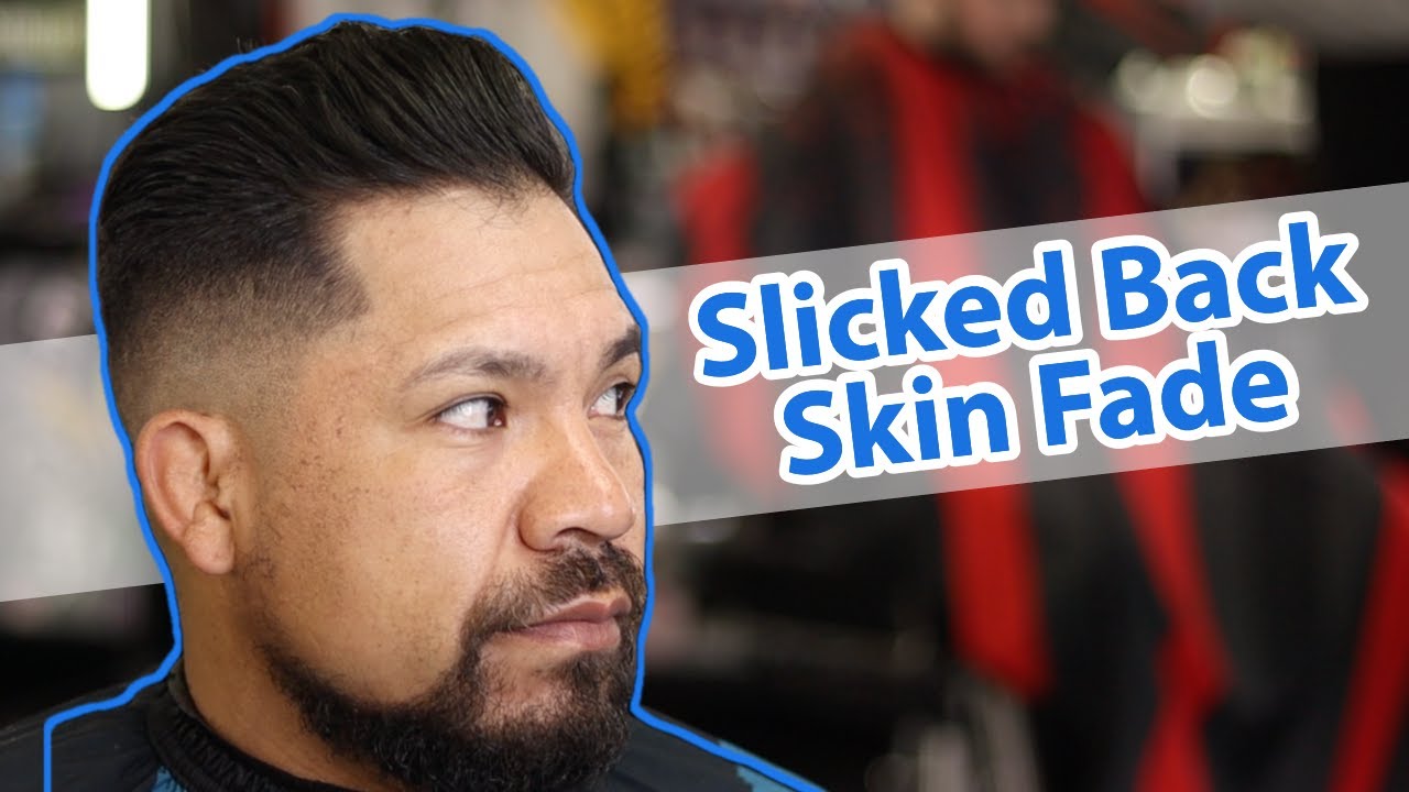 Slick Back Pompadour | Skin Fade | Haircut Tutorial | Barber How To