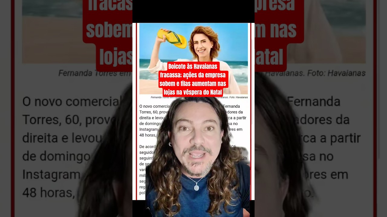 Boicote &agrave;s Havaianas fracassa; a&ccedil;&otilde;es da empresa sobem e filas aumentam nas lojas na v&eacute;spera do Natal