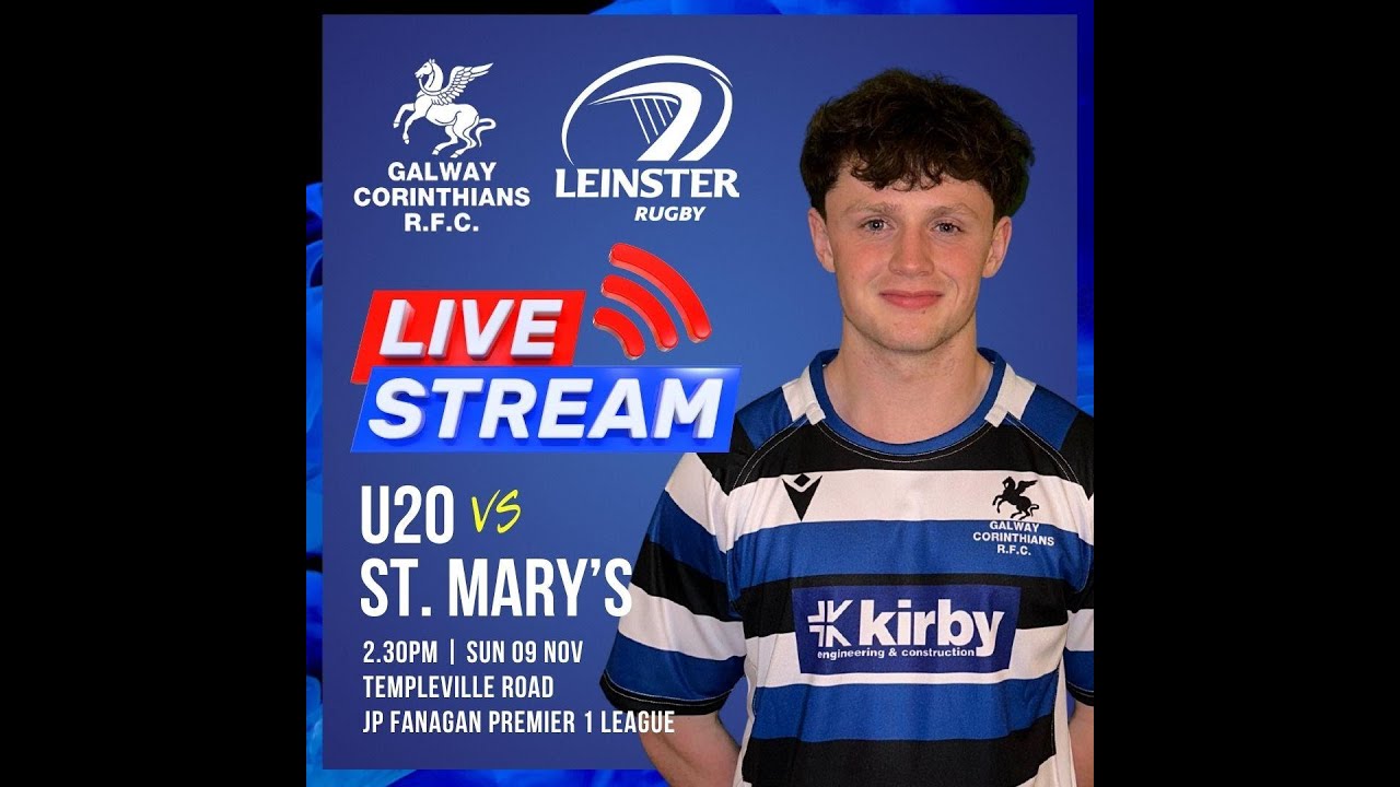 GALWAY CORINTHIANS RFC u20s vs St Marys