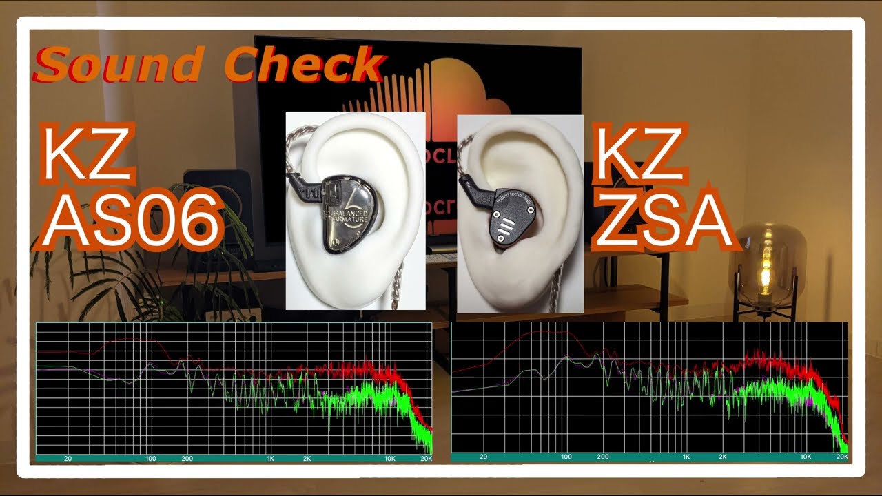 KZ AS06 vs KZ ZSA [IEMs Chinese In-Ear Sound Comparison 中華イヤホン音比較]