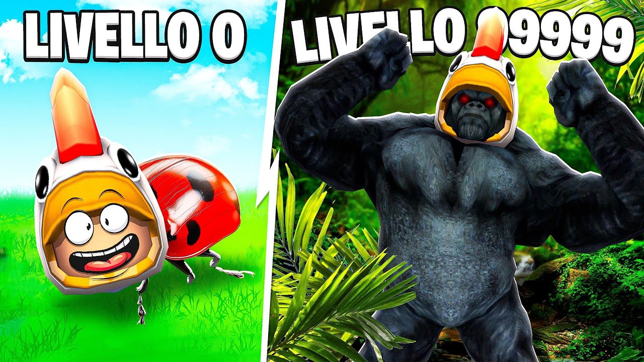 1 LIVELLO = 1 ANIMALE DIVERSO SU ROBLOX!!