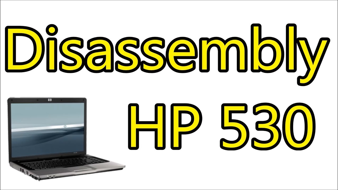 How To Open & Clean Fan HP 530 - Keyboard, Palmrest, Heatsink | Disassembly Notebook