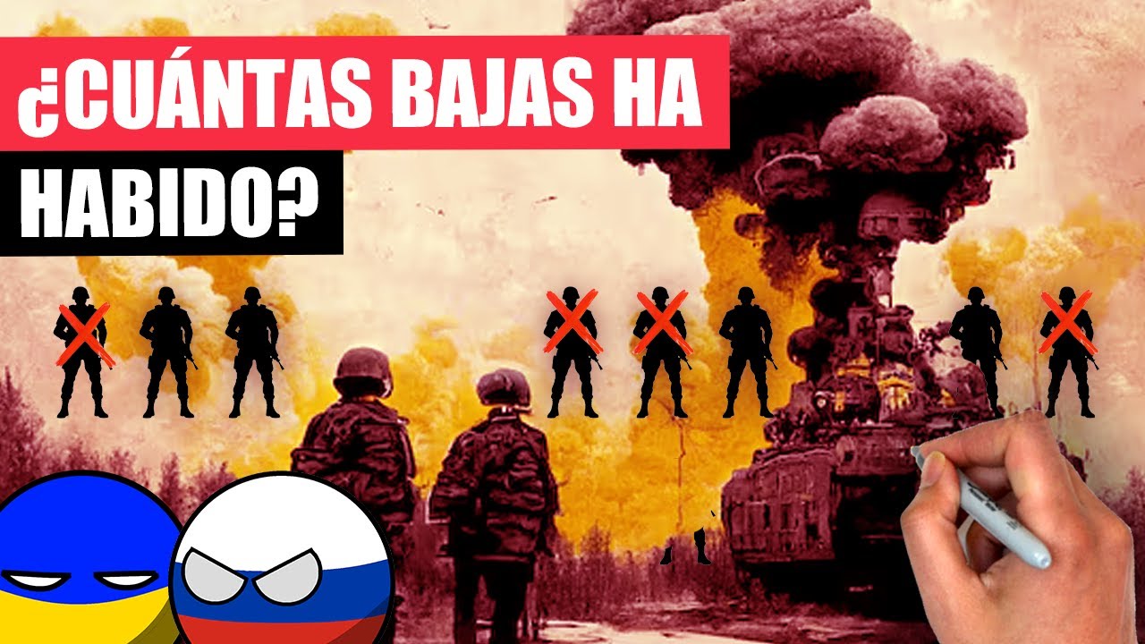 ✅¿Cuántas BAJAS ha habido en la GUERRA de UCRANIA? | Las pérdidas reales de Rusia y Ucrania