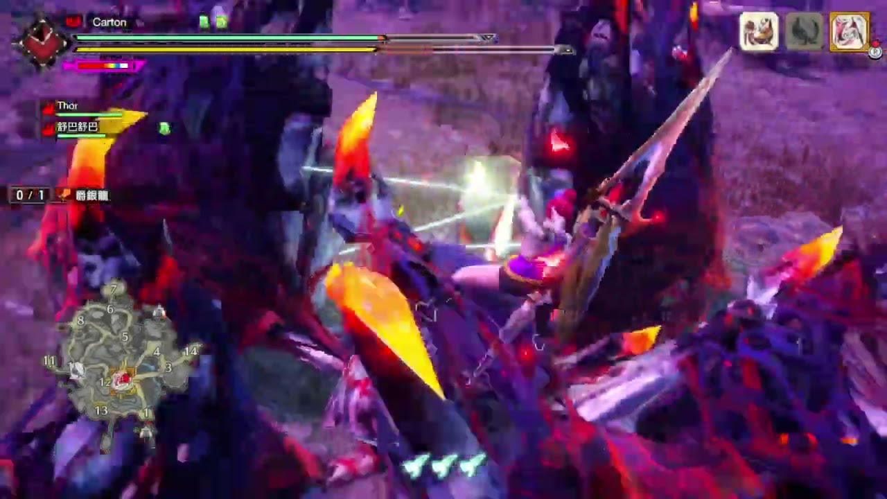 Monster Hunter Rise: Sunbreak  正式版 爵銀龍 長槍練習 伏魔響命+血氣配裝