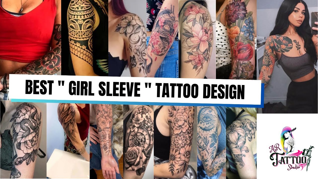 Trendy Sleeve Tattoos for Girls 2025 | Stylish Full Sleeve Tattoo Inspiration