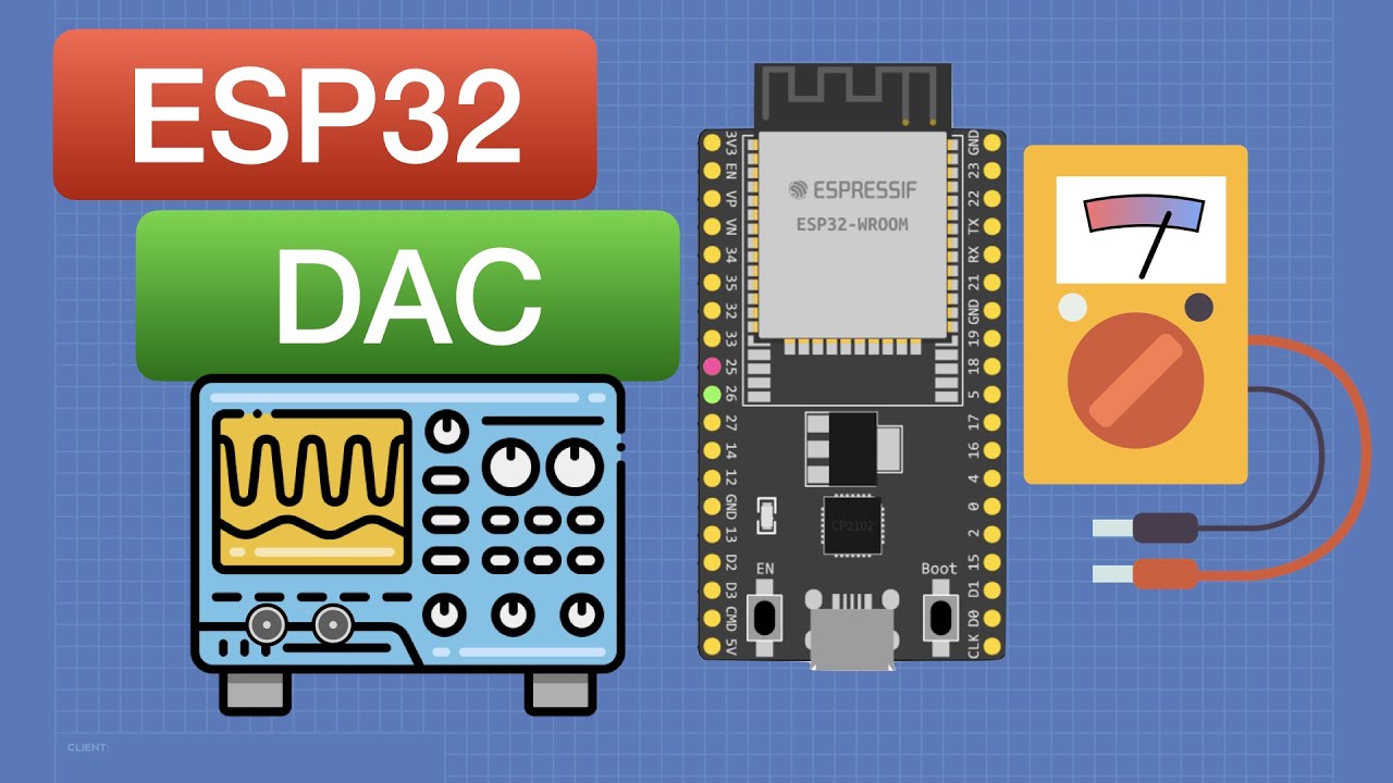 Использование ЦАП ESP32 — напряжения, формы сигналов и звуки