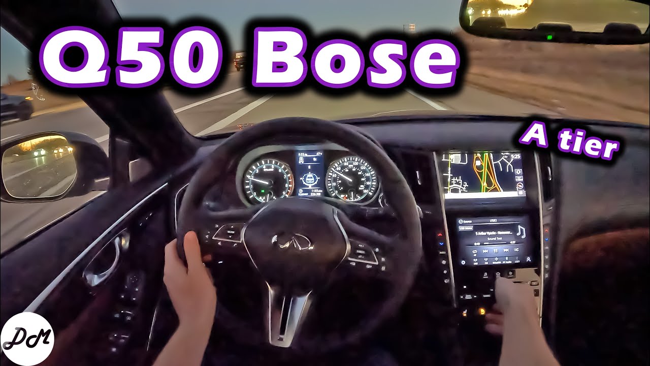 2023 Infiniti Q50 – Bose 16-speaker Sound System Review