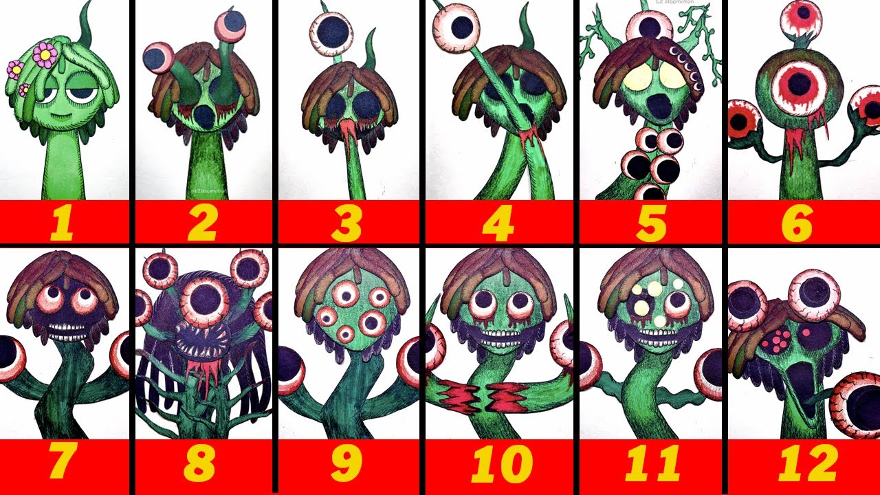 [Sprunki transformation] Vineria phase 1 to 12