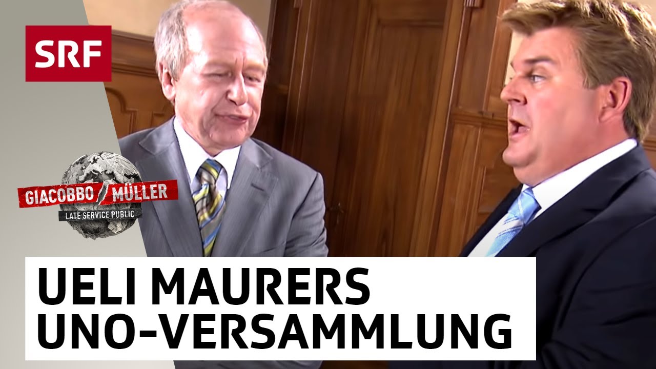 Ueli Maurer erzählt von der Uno-Versammlung | Giacobbo / Müller | Comedy | SRF