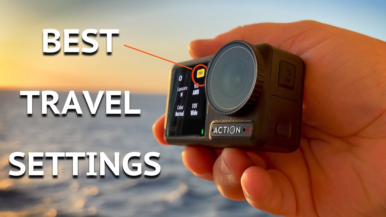 DJI Action 4... PRO-настройки РАЗБЛОКИРОВАНЫ для ПУТЕШЕСТВИЙ