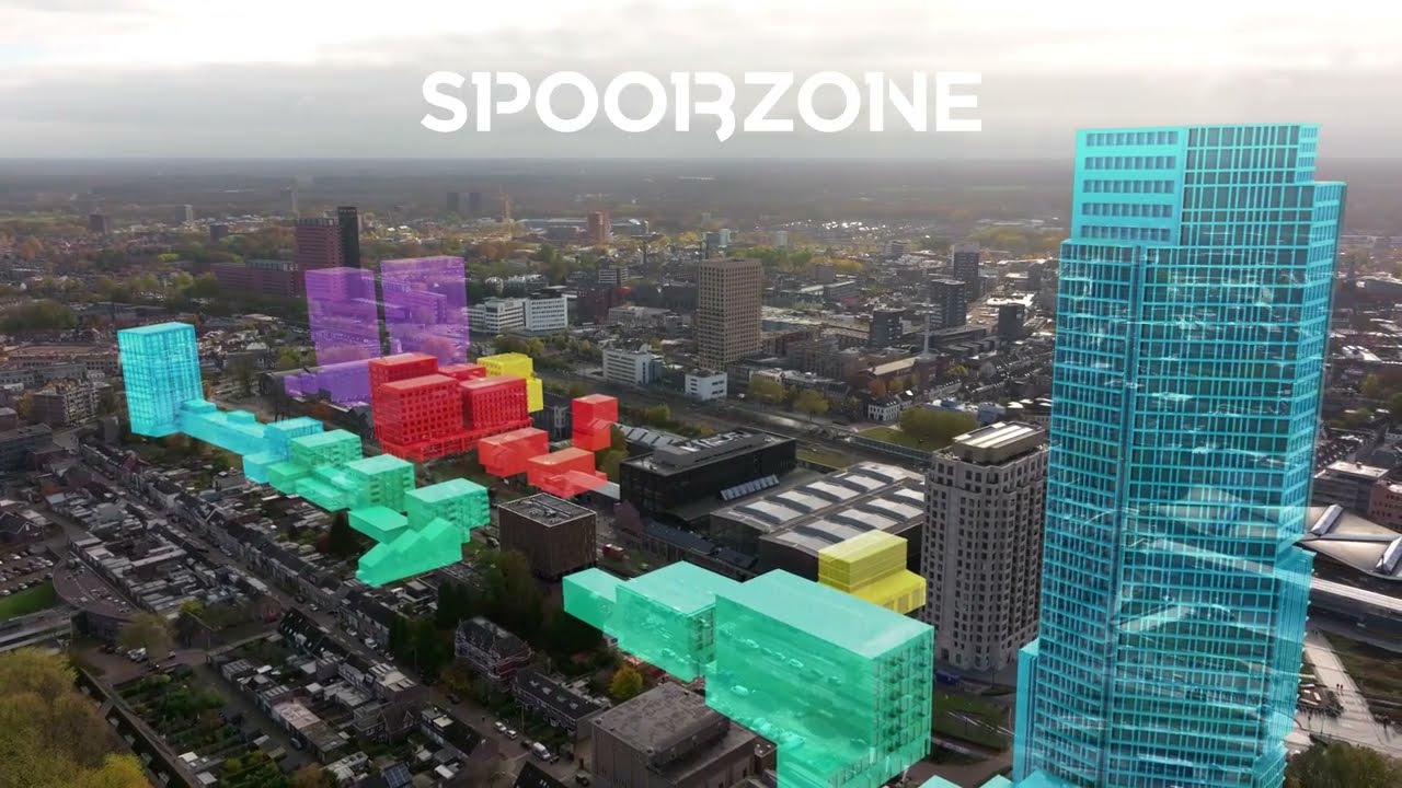 De toekomst van de Spoorzone in vogelvlucht