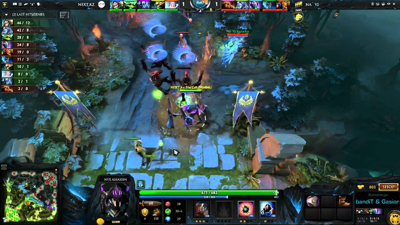 Dota2 polski stream : NEXT.kz vs. Na'Vi (D2CL #3 2 z 2 rund)