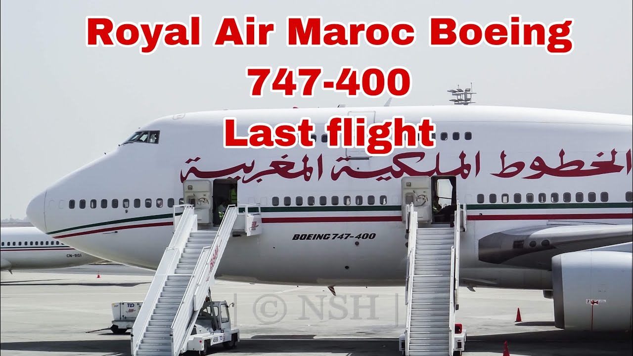 Boeing 747 Farewell | Royal Air Maroc B747 CN-RGA Last flight | CMN YUL CMN