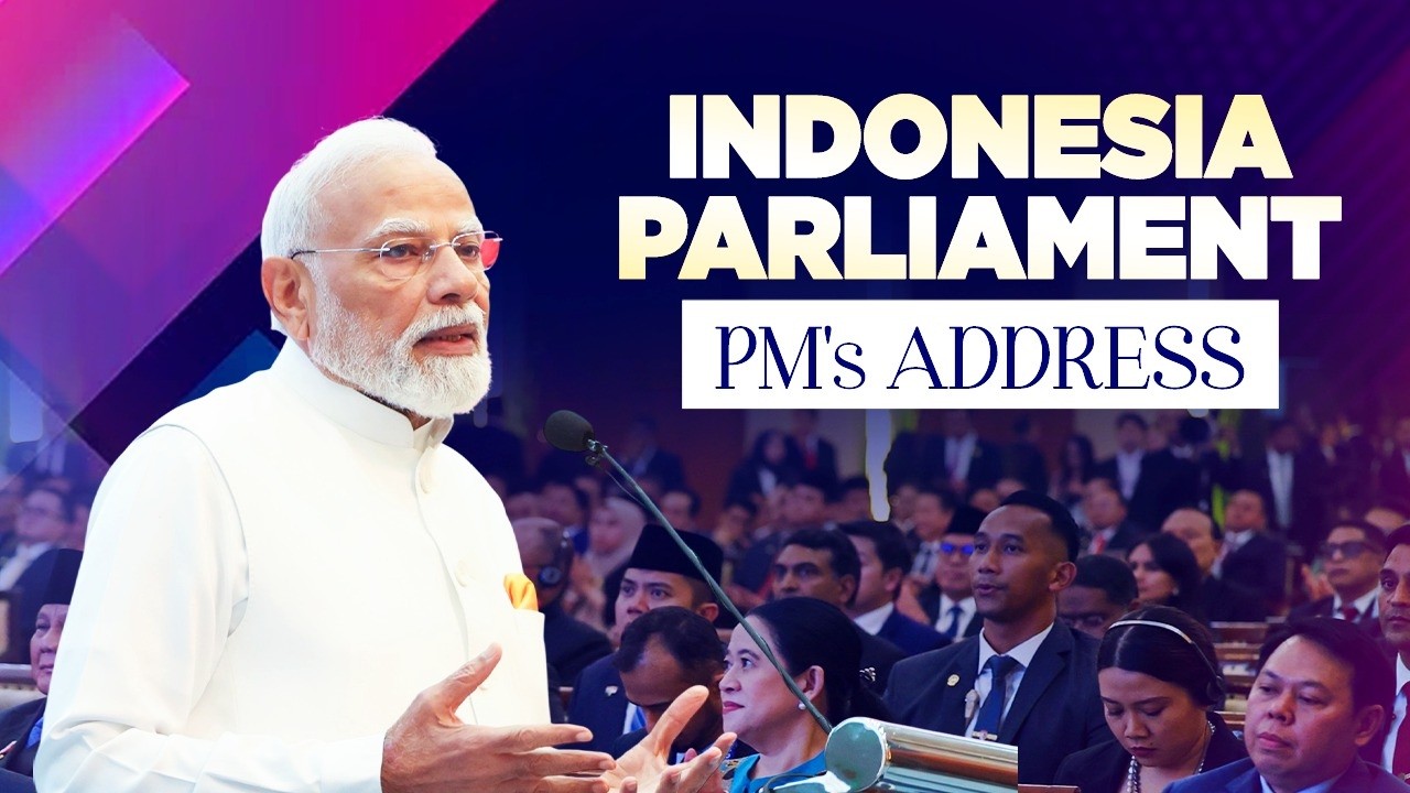 PM Modi's speech at the Indonesia Parliament