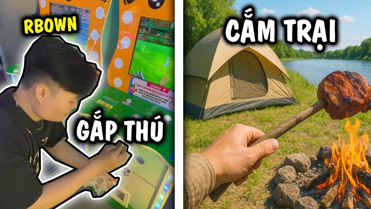 Vlog #3 : Hành Trình Đi Cắm Trại Cùng Các Youtuber Minecraft và Roblox Ở Hồ Trị An