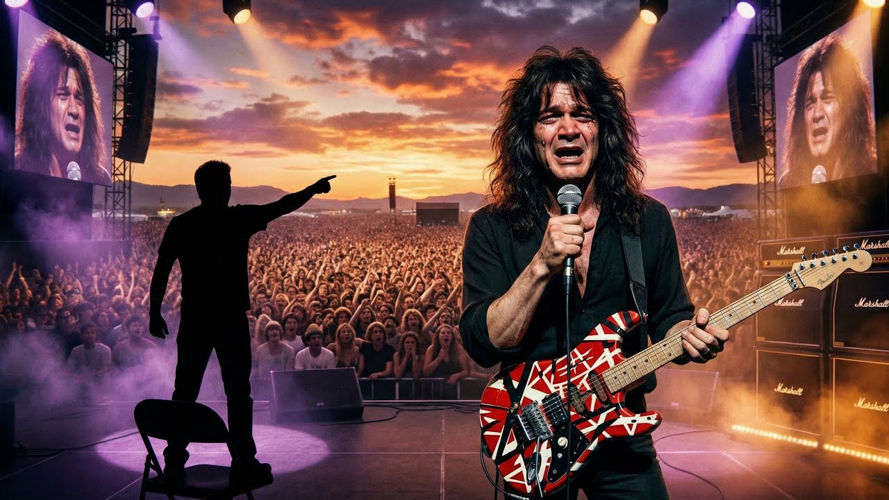 Eddie Van Halen Confronted by Drunk Heckler Live — His Response Left 80,000 Speechless in Tears
