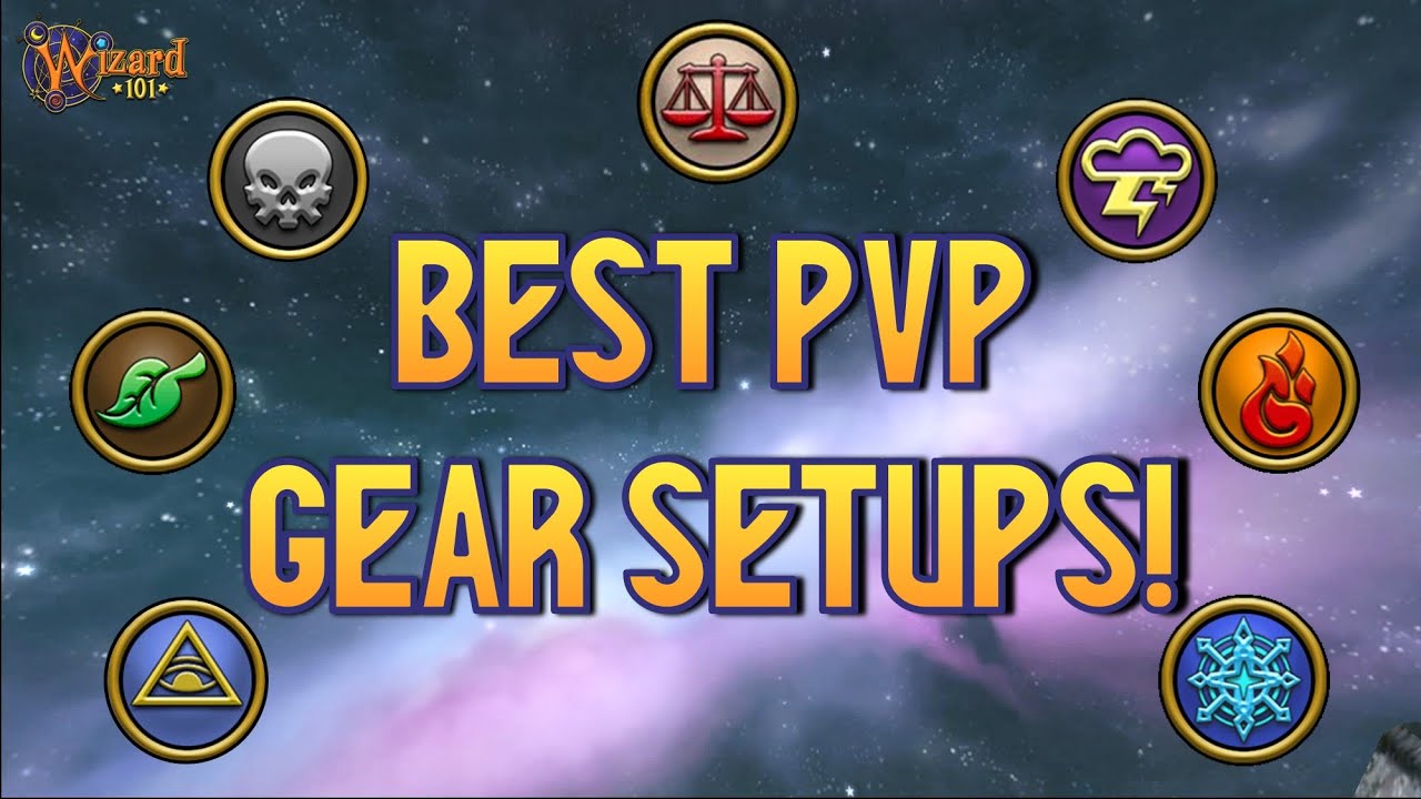 Wizard101: The BEST Gear Setups For Max PvP! (ALL SCHOOLS)