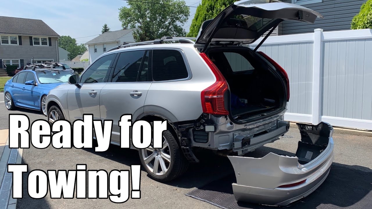 Установка фаркопа Stealth Hitch своими руками на Volvo XC90 (SPA - аналогично XC60, V90)