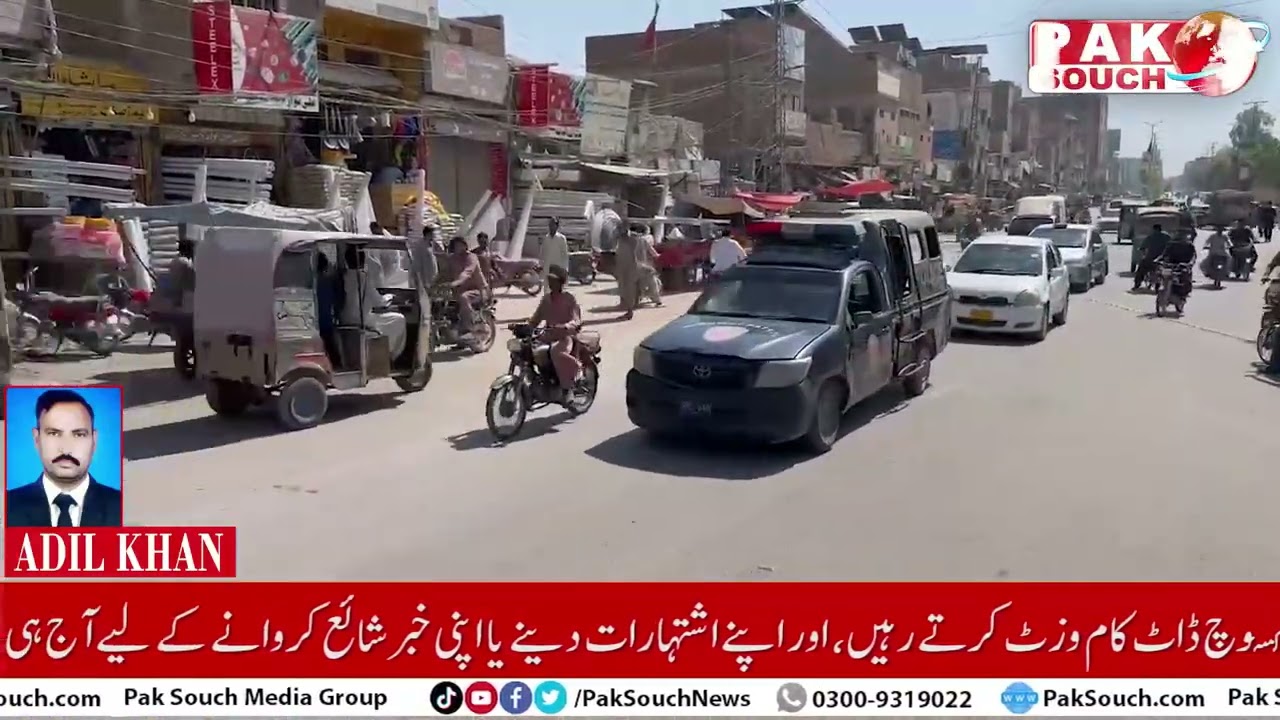 Flag March Conducted by Sub-Division Police in Sukkur to Maintain Law and Order