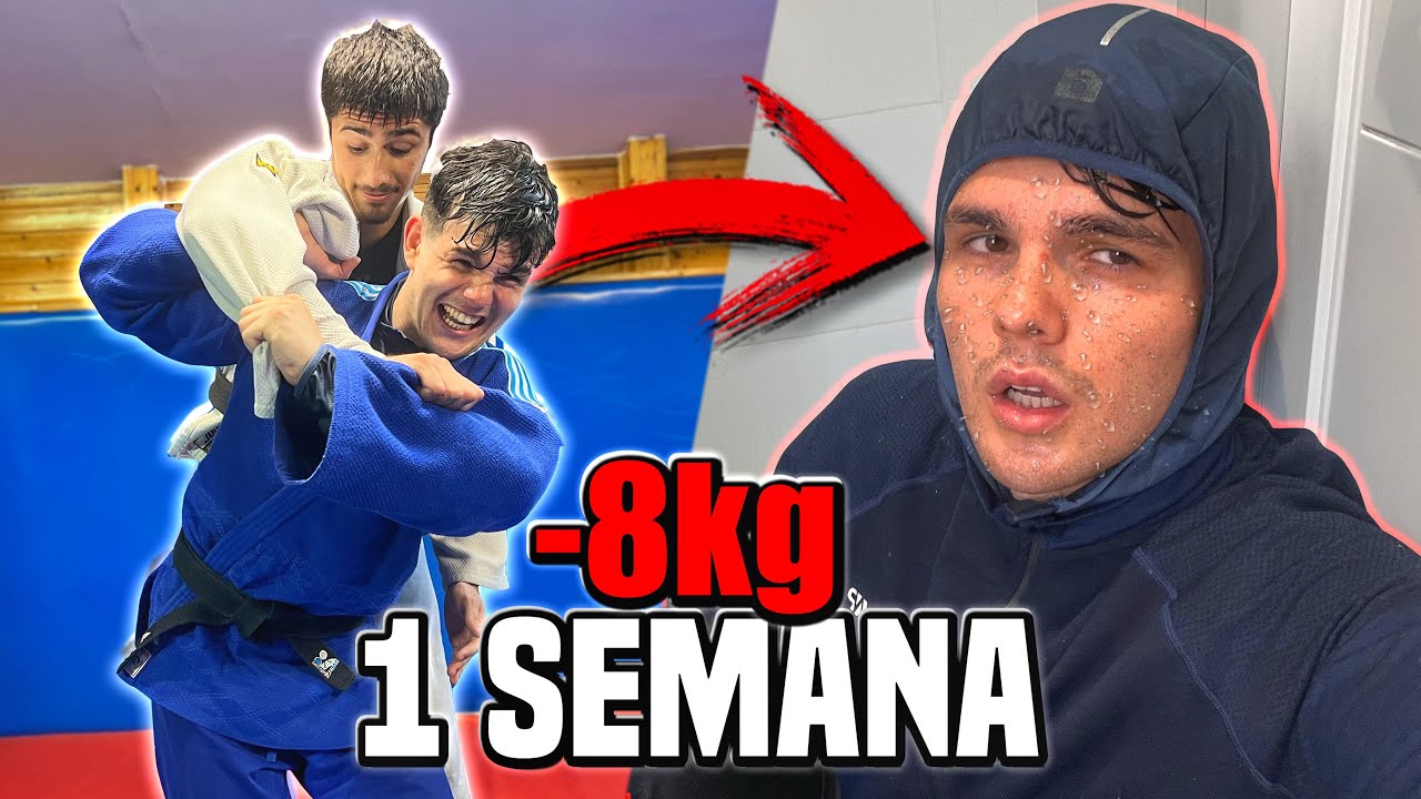 BAJO 8 kg en UNA SEMANA para COMPETIR EN JUDO!! 🥋📉 **Adelgazo 1kg por D&iacute;a** [NO HACER] ⚠️