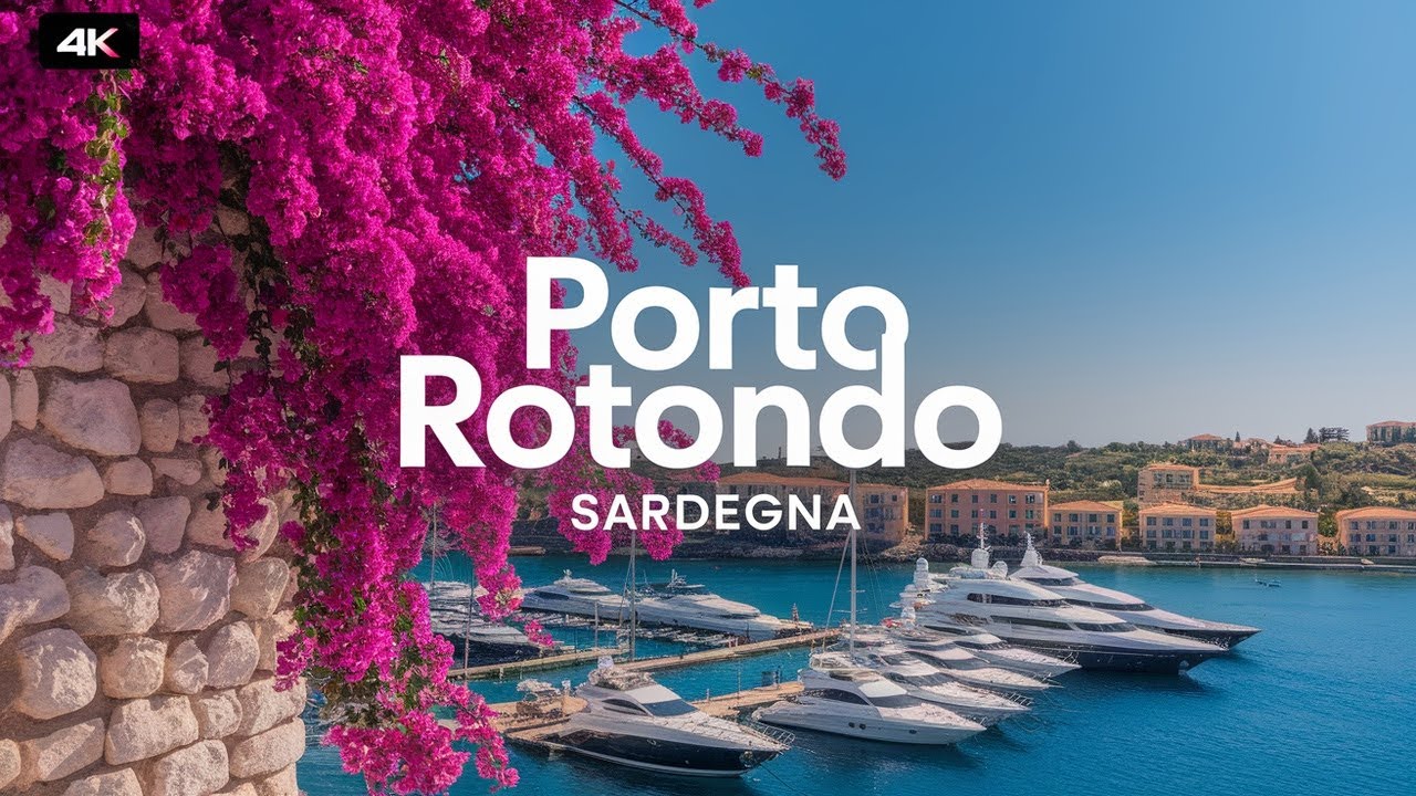 Porto Rotondo, Sardinia, SUMMER walking tour in 4k | WALK with us, Beach Walkers