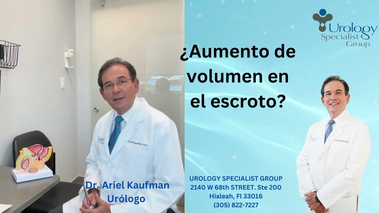 &iquest;Aumento de volumen en el escroto?