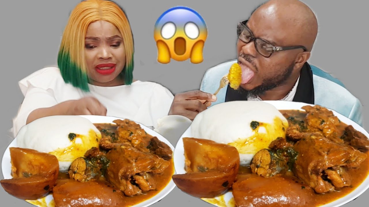 *SHOCKING* CALIFORNIAN MAN IS APPROACHING ME | OGBONO SOUP WITH FUFU | AFRICAN FOOD MUKBANG