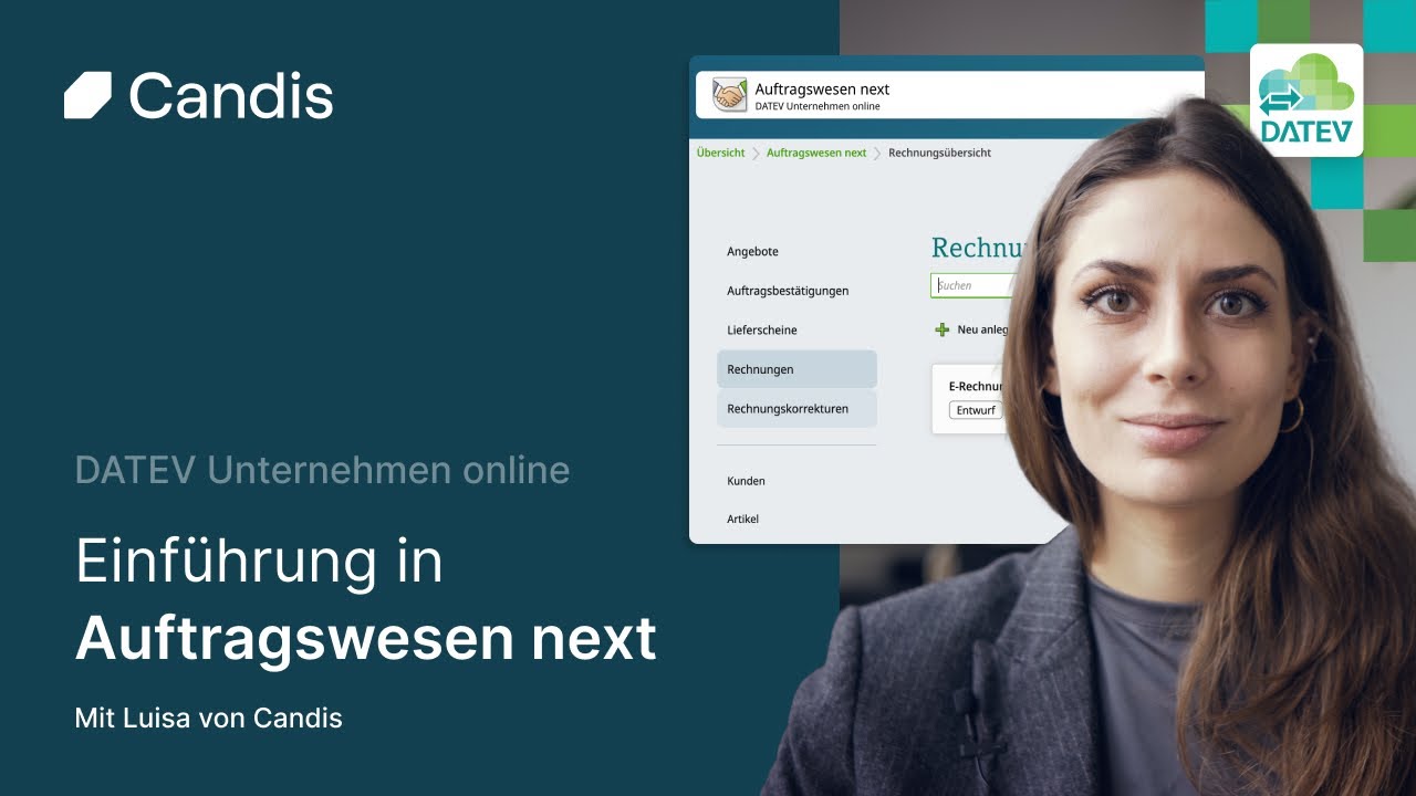 Auftragswesen next | DATEV Unternehmen online | Tutorial 2024