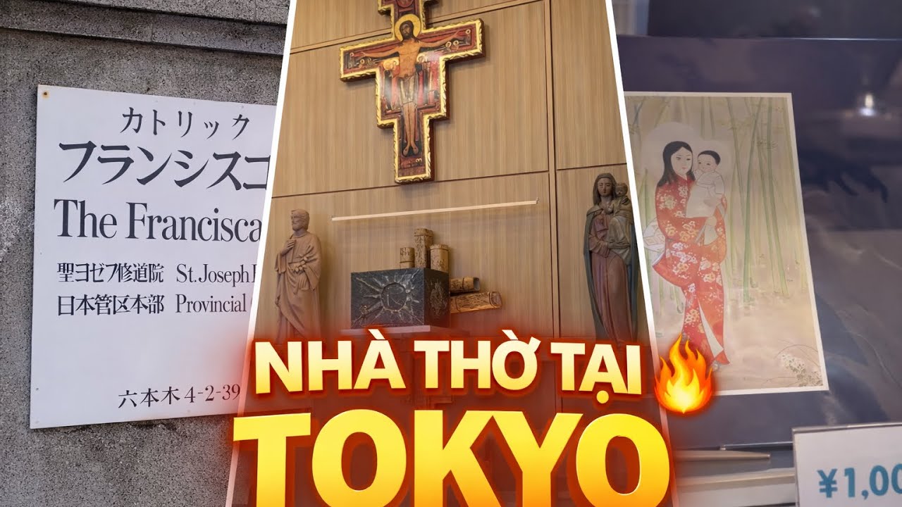 ￼ Hình Đức Mẹ và Chúa Giêsu tại nhà thờ Nhật 