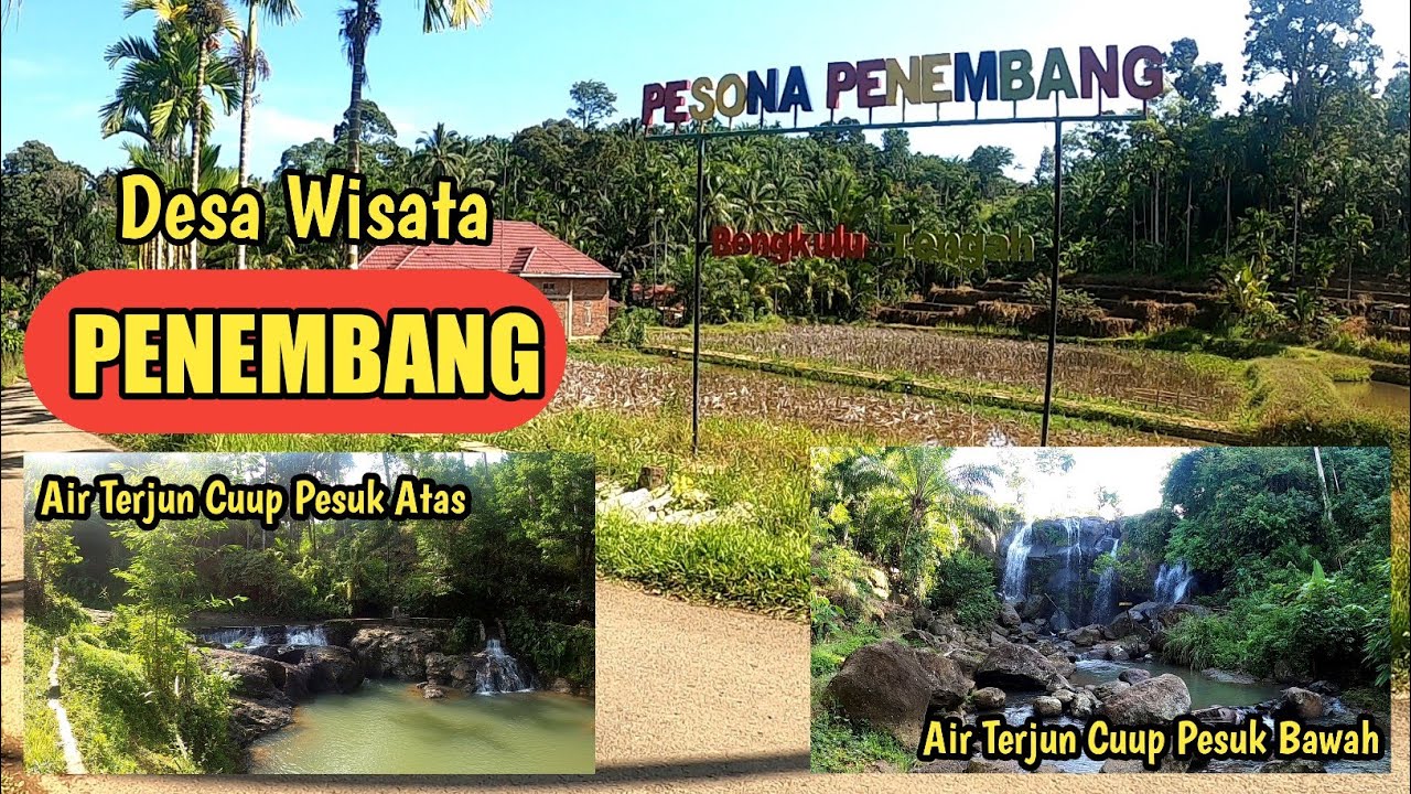 Air Terjun Cuup Pesuk di Desa Penembang Bengkulu Tengah