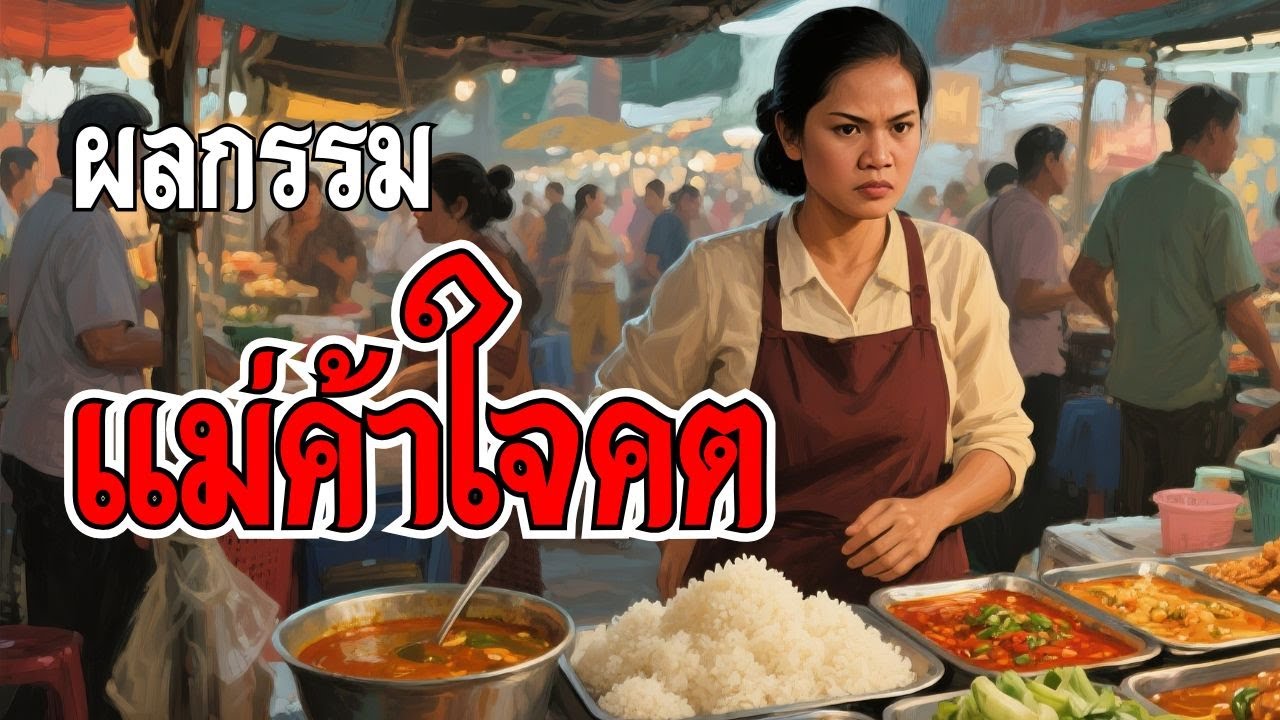 แม่ค้าใจคต แม่ค้าข้าวราดแกงผู้เห็นแก่ตัว ที่ยอมทำทุกวิถีทางเพื่อผลกำไร l ฟังนิทานสอนใจ