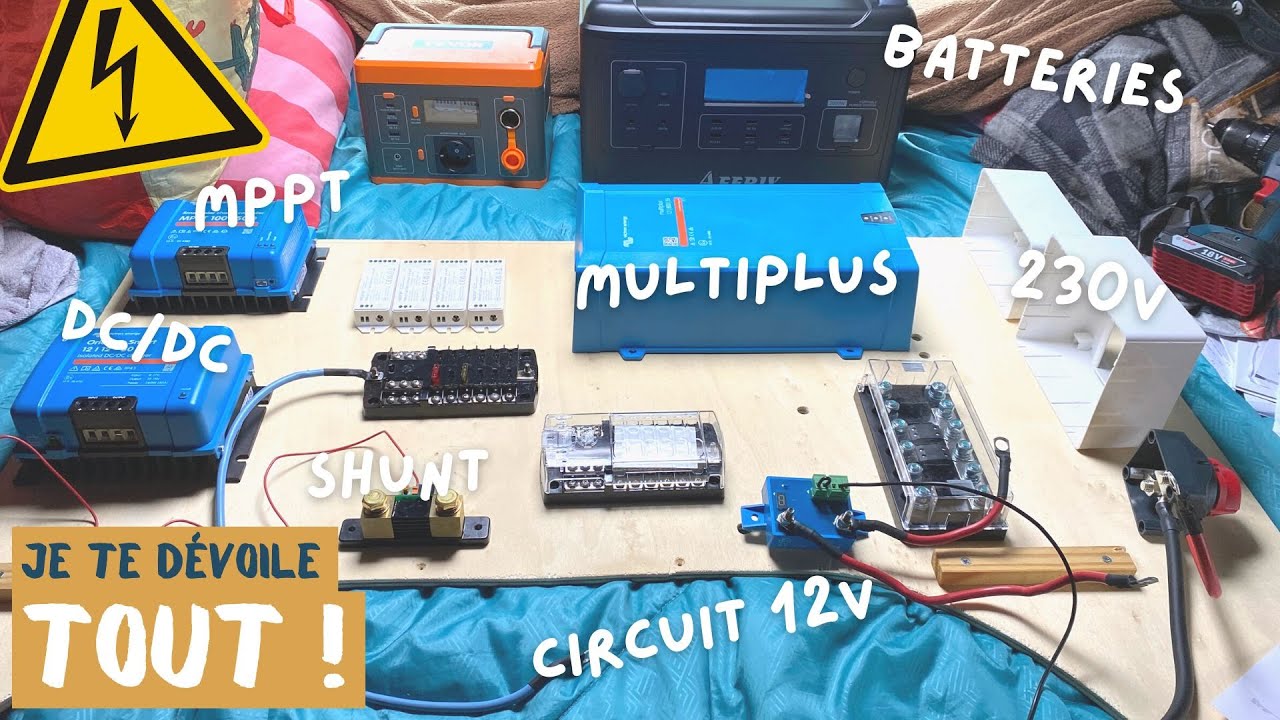 Mon MATOS ÉLECTRIQUE pour être 100% AUTONOME en VAN