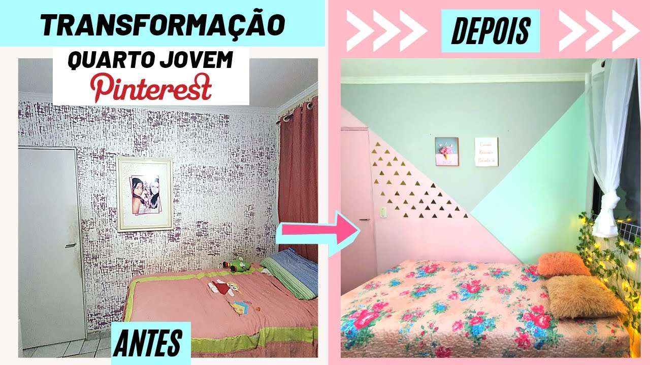 TOUR TRANSFORMA&Ccedil;&Atilde;O QUARTO DE SOLTEIRO - COM MENOS DE R$ 1.000,00!
