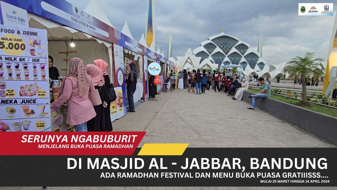 Ngabuburit di Masjid Al Jabbar