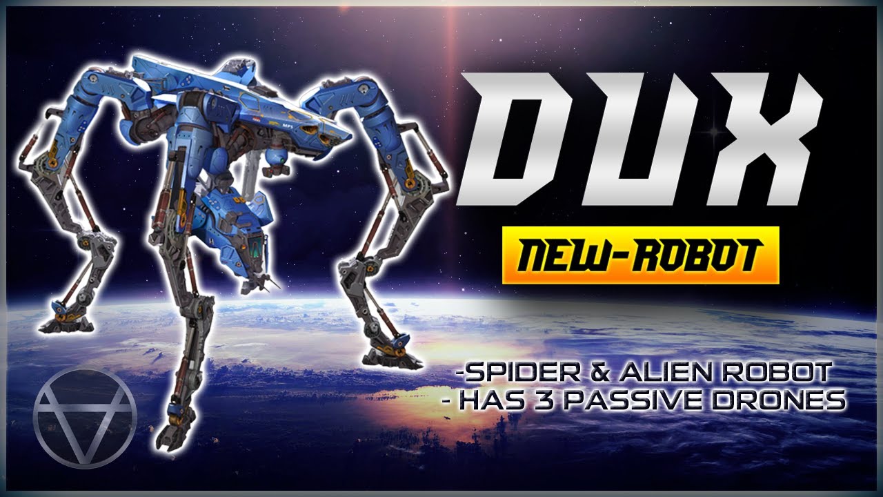 [WR] 🔥 New Alien Bot DUX Has 3 Passive DRONES – Gameplay | War Robots
