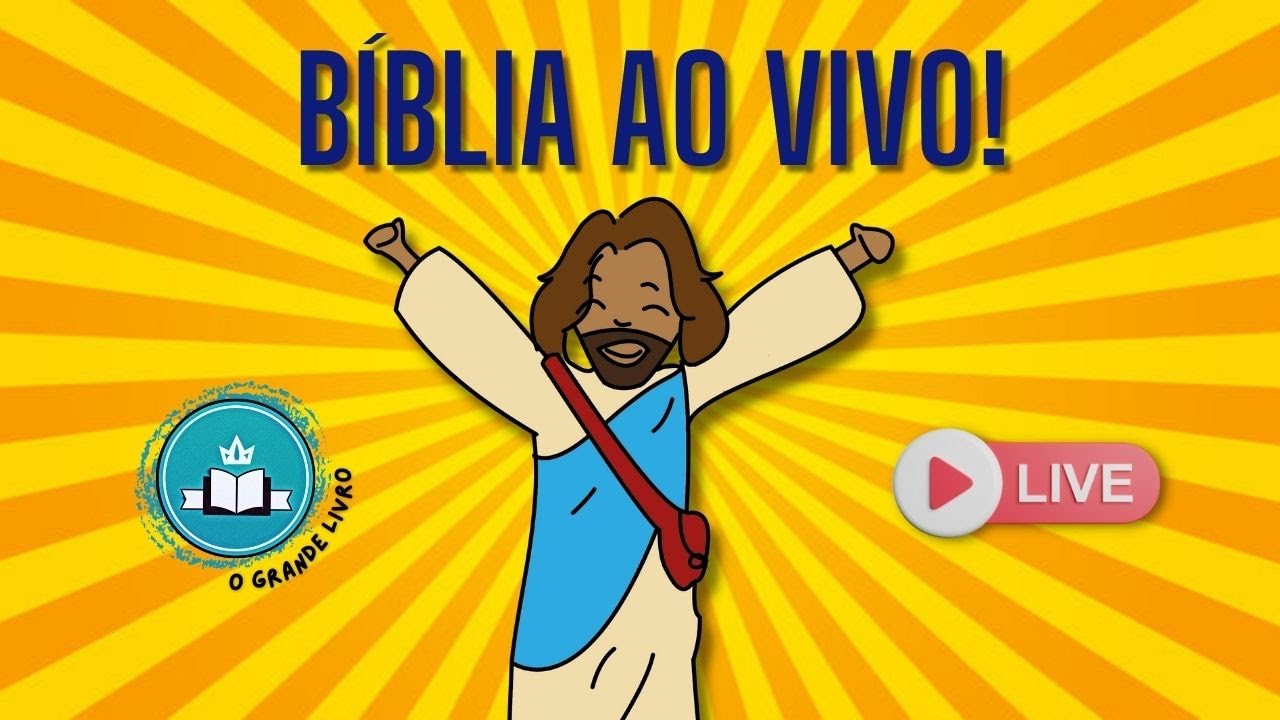 MARATONA DE DESENHOS! HISTÓRIAS DA BÍBLIA PARA CRIANÇAS AO VIVO! [O Grande Livro TV]