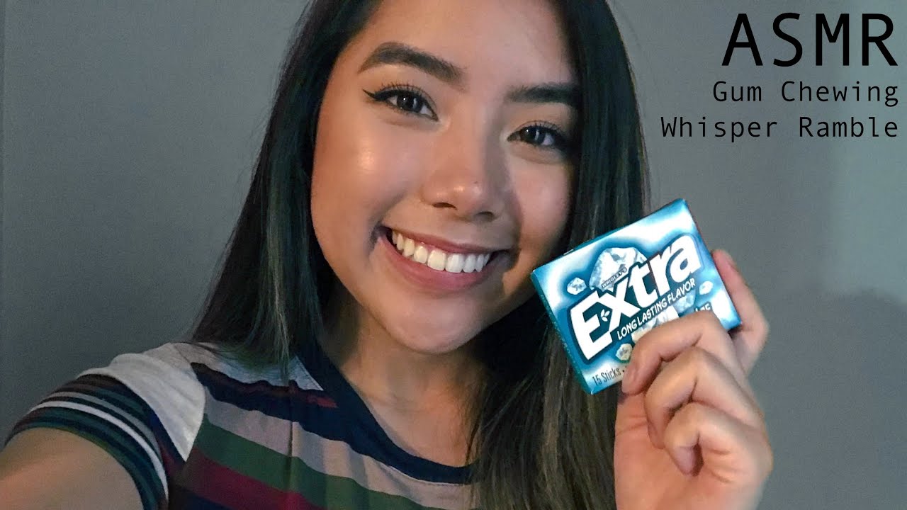 ASMR Gum Chewing Chit Chat ✨ Ear to Ear Whisper