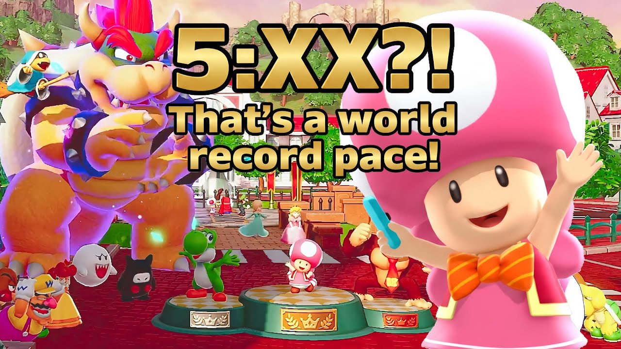 Super Mario Party Jamboree Koopathlon Toadette Gameplay 7 Laps CPU Master Level 3 Fixed