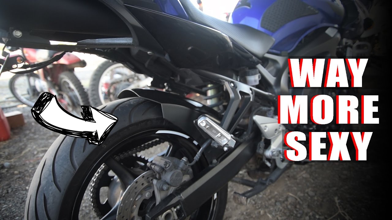 Tire Hugger Mod  (Supersport Look) on Yamaha FZ6 
