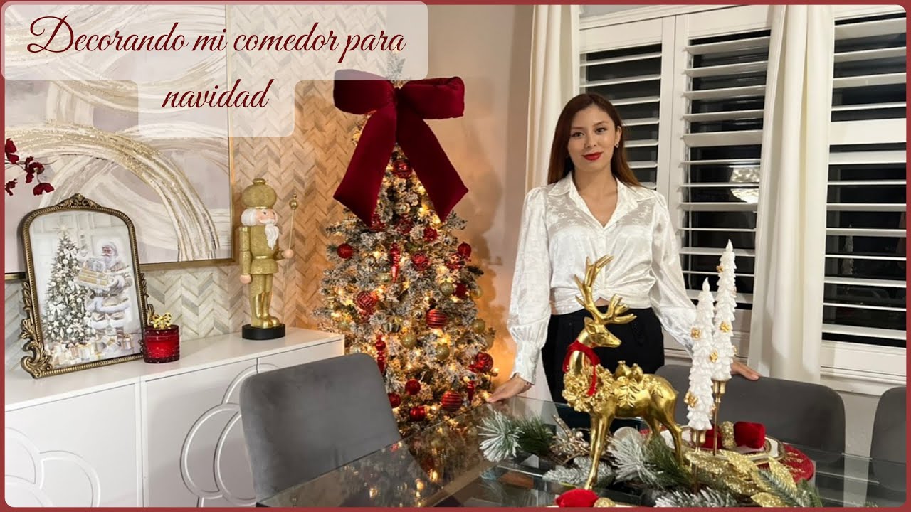 Decorando mi mesa  para navidad 2025!!  🎄🎅