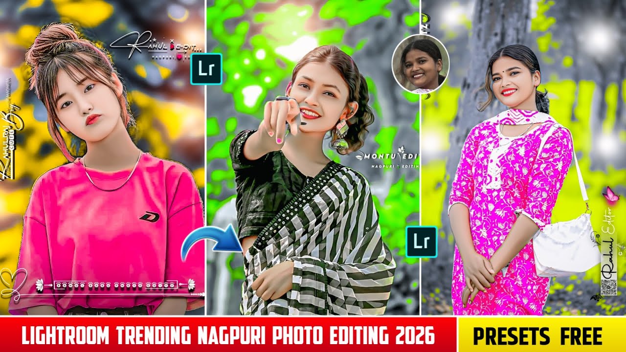 Lightroom Trending Nagpuri Photo Editing 2026 | Nagpuri Photo Editing | Lightroom Photo Editing 