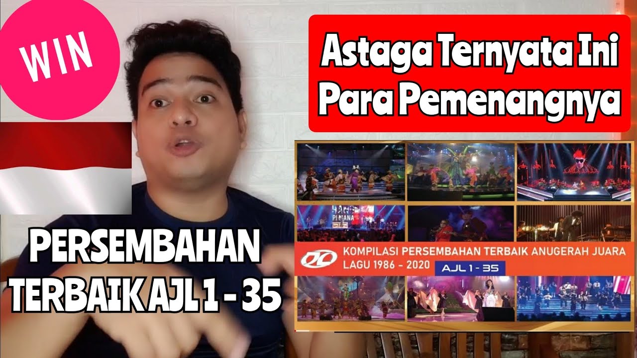 Reaction KOMPILASI PERSEMBAHAN TERBAIK AJL 1- 35 (Tahun 1986 - 2020)