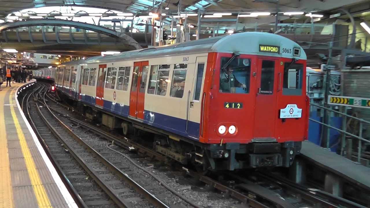 The Last Day of the Metropolitan Line A60 Stock 5034 + 5063 In S