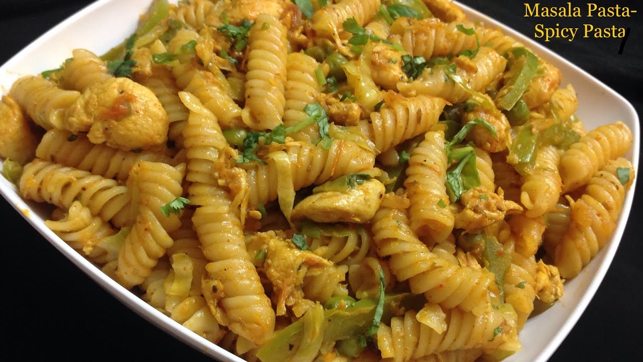 Masala Pasta | Spicy Macaroni Pasta Recipe